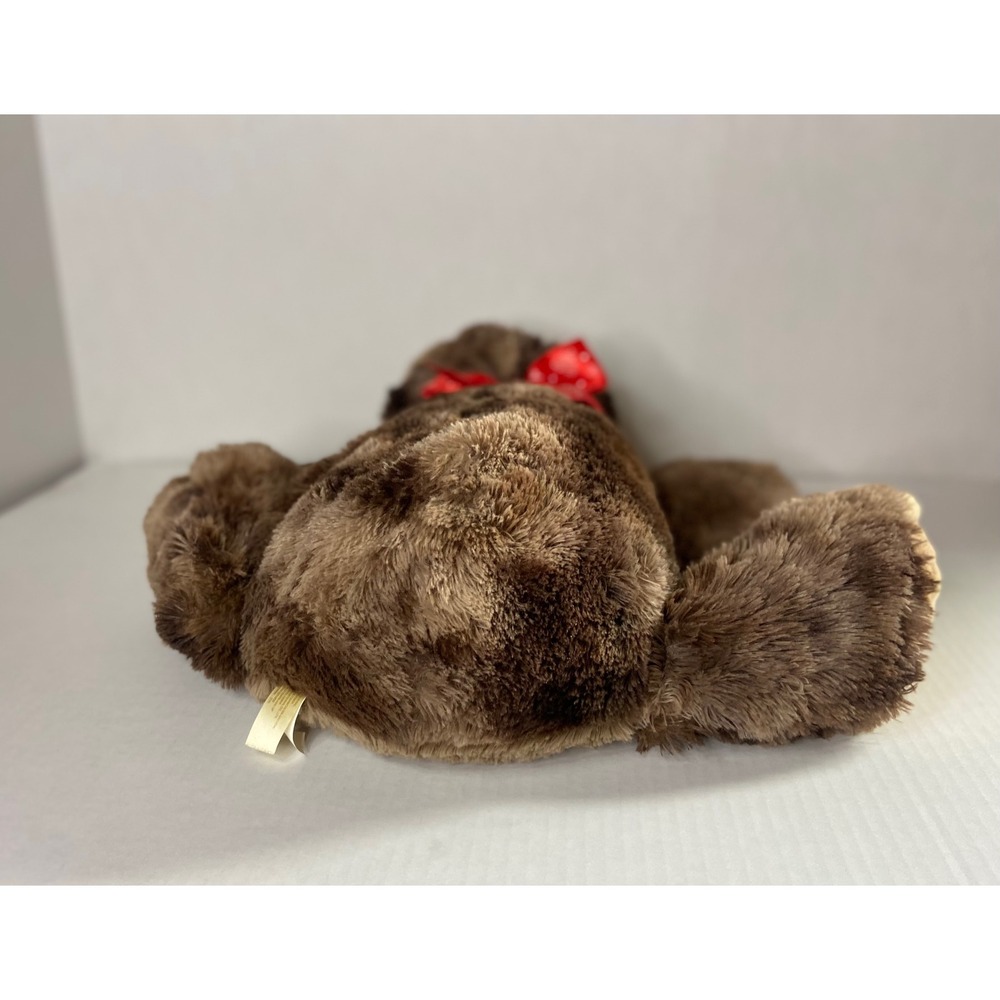 Plush Sloth‎ Stuffed Animal Toy Red Bow - Picture 13 of 13